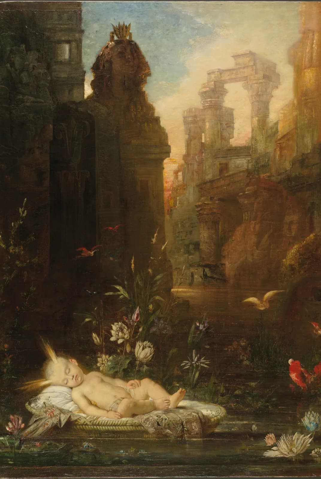 De kleine Mozes – Gustave Moreau