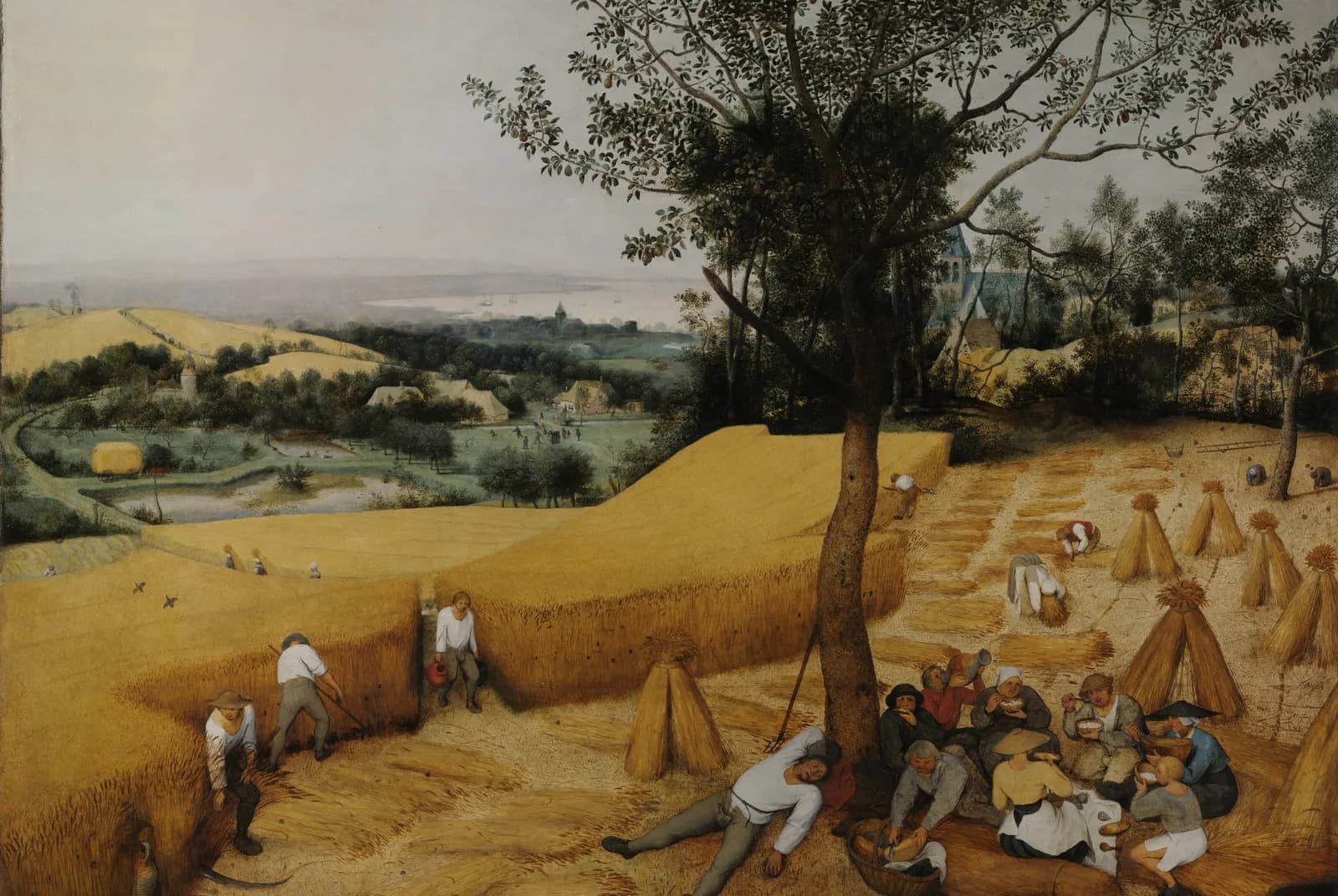 De korenoogst (1565) – Pieter Bruegel de Oude