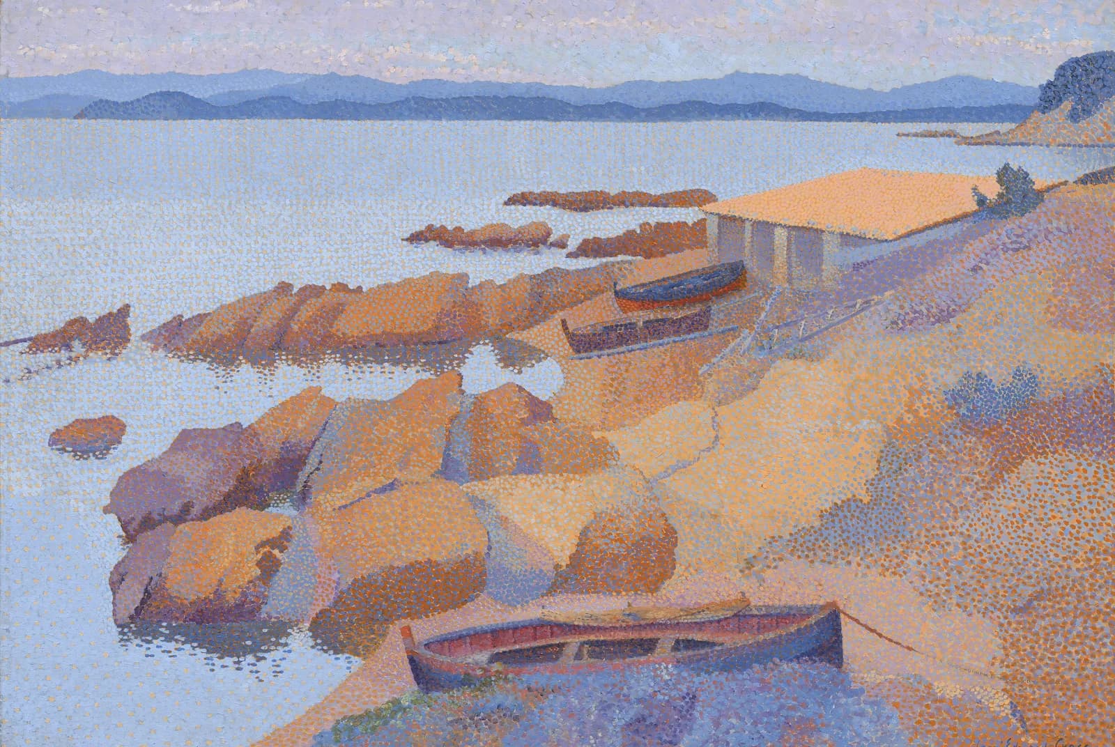 De kreek van Antibes – Henri-Edmond Cross