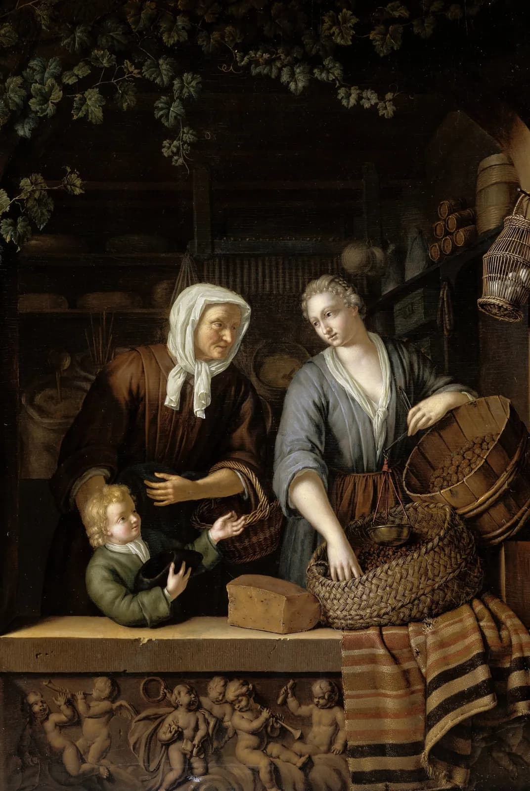 De kruidenierswinkel – Frans van Mieris (II)