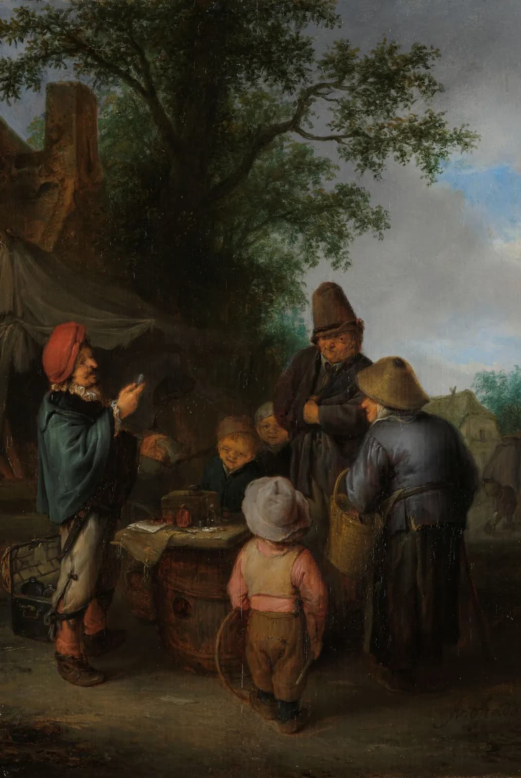 De kwakzalver – Adriaen van Ostade