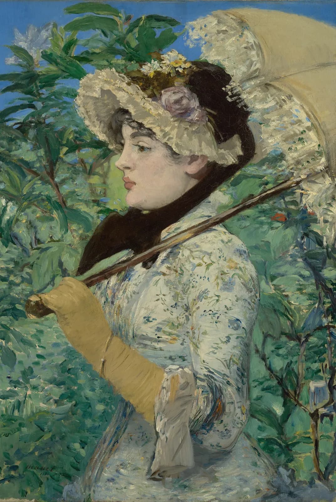 De lente (Jeanne Demarsy) – Édouard Manet