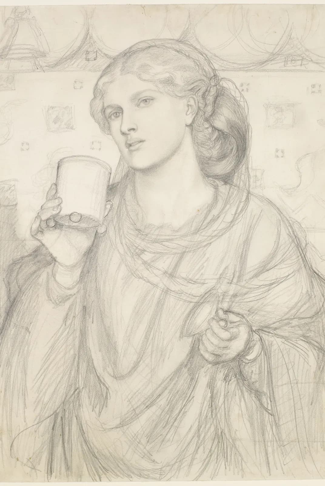 De liefdesbeker – Dante Gabriel Rossetti