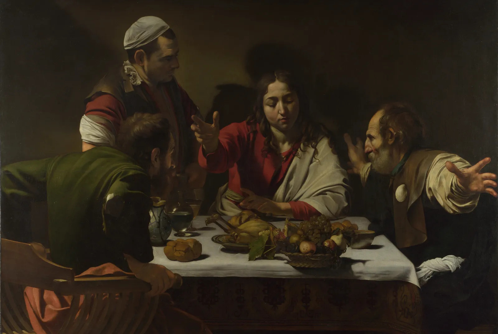 De maaltijd in Emmaüs – Caravaggio