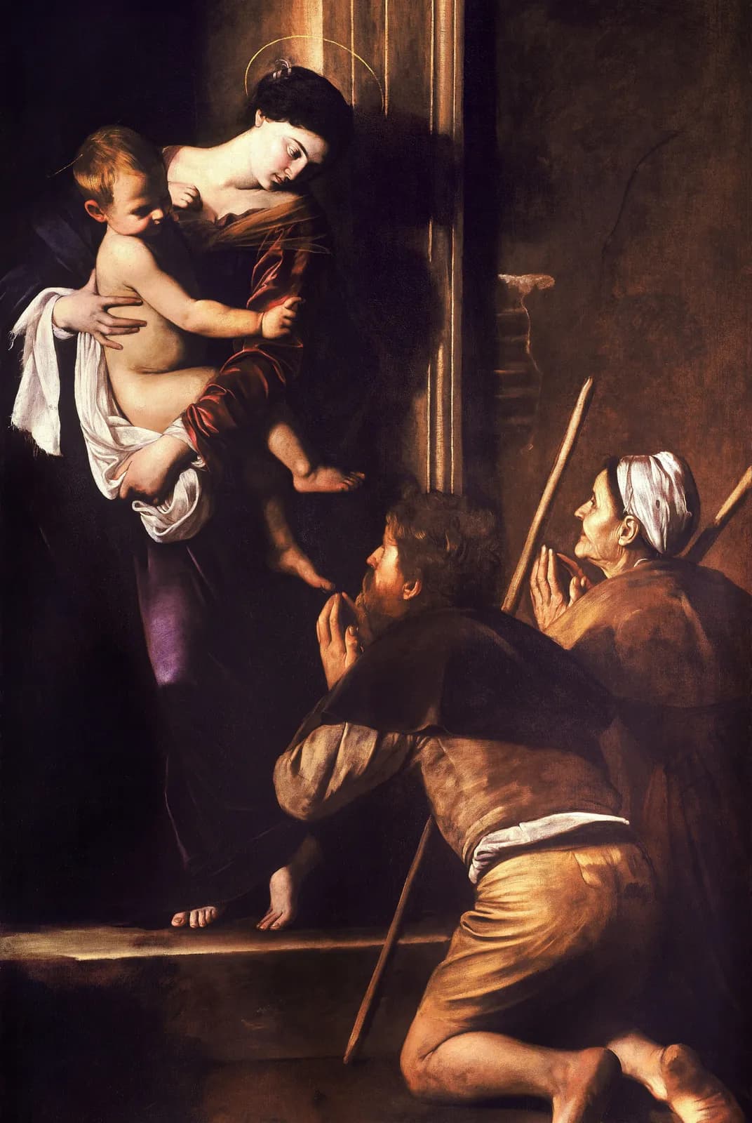 De Madonna van de pelgrims – Caravaggio