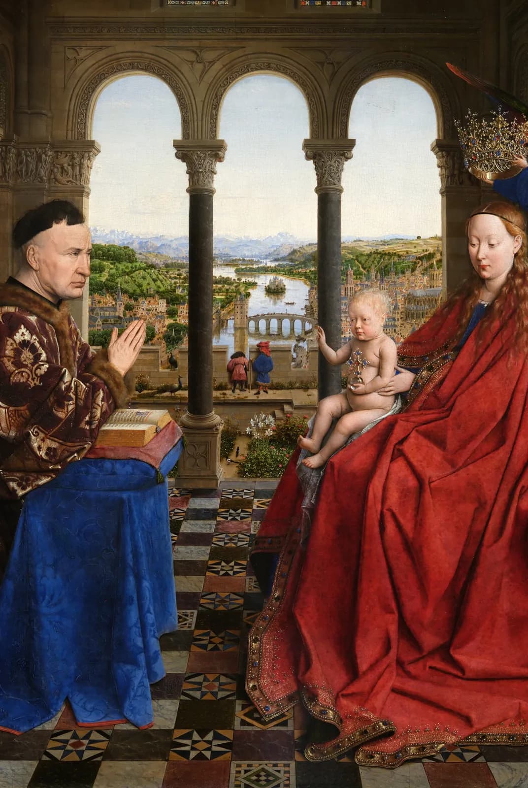 De Madonna van kanselier Rolin – Jan van Eyck