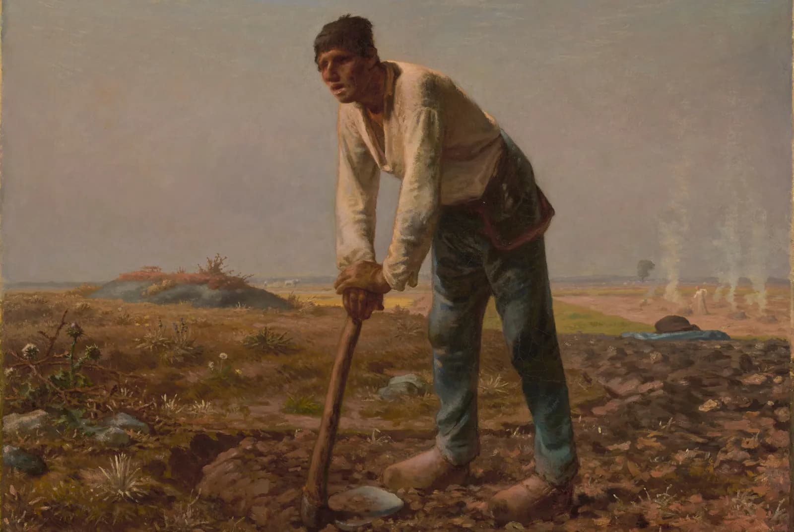 De man met de hak – Jean-François Millet