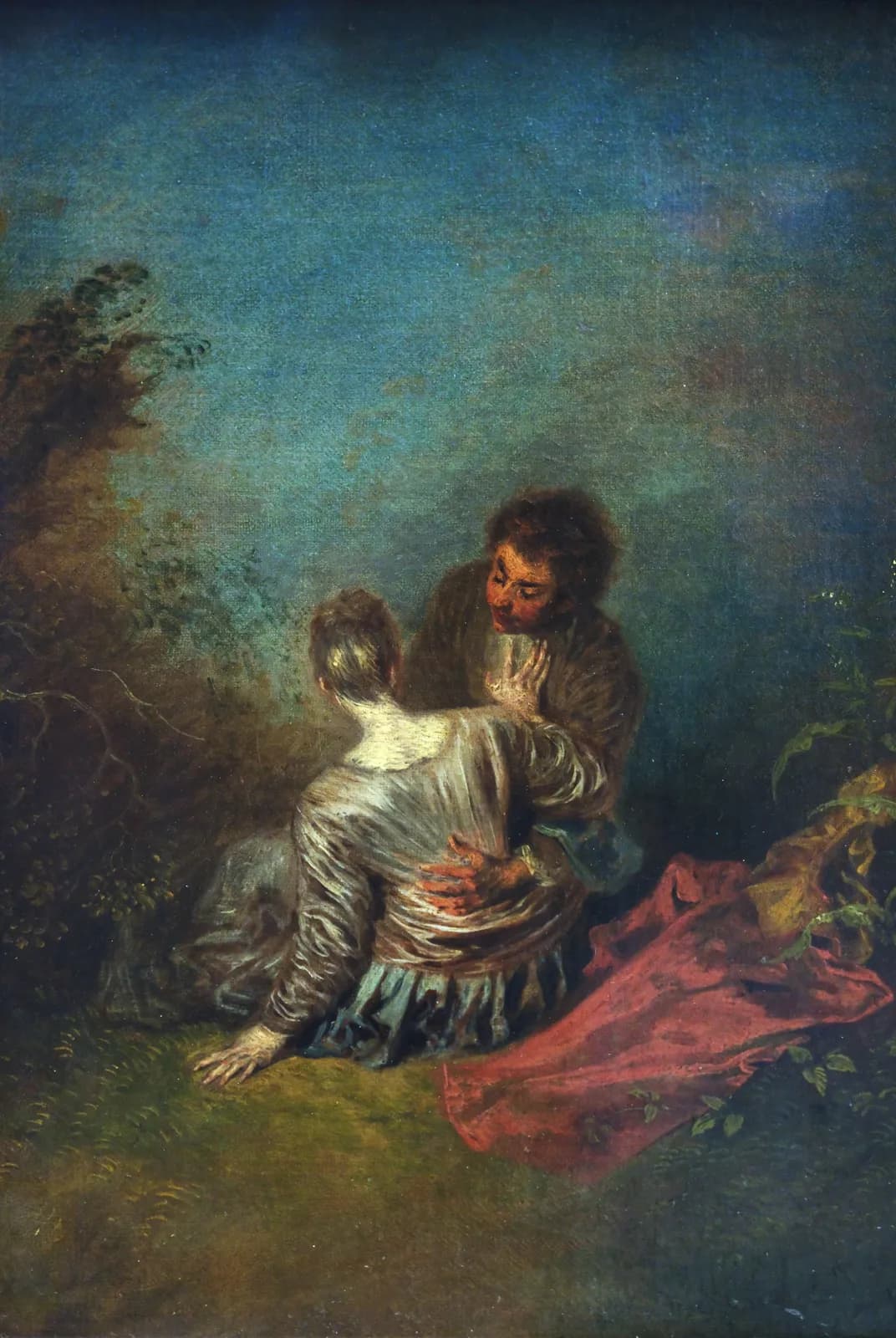 De misstap – Jean-Antoine Watteau