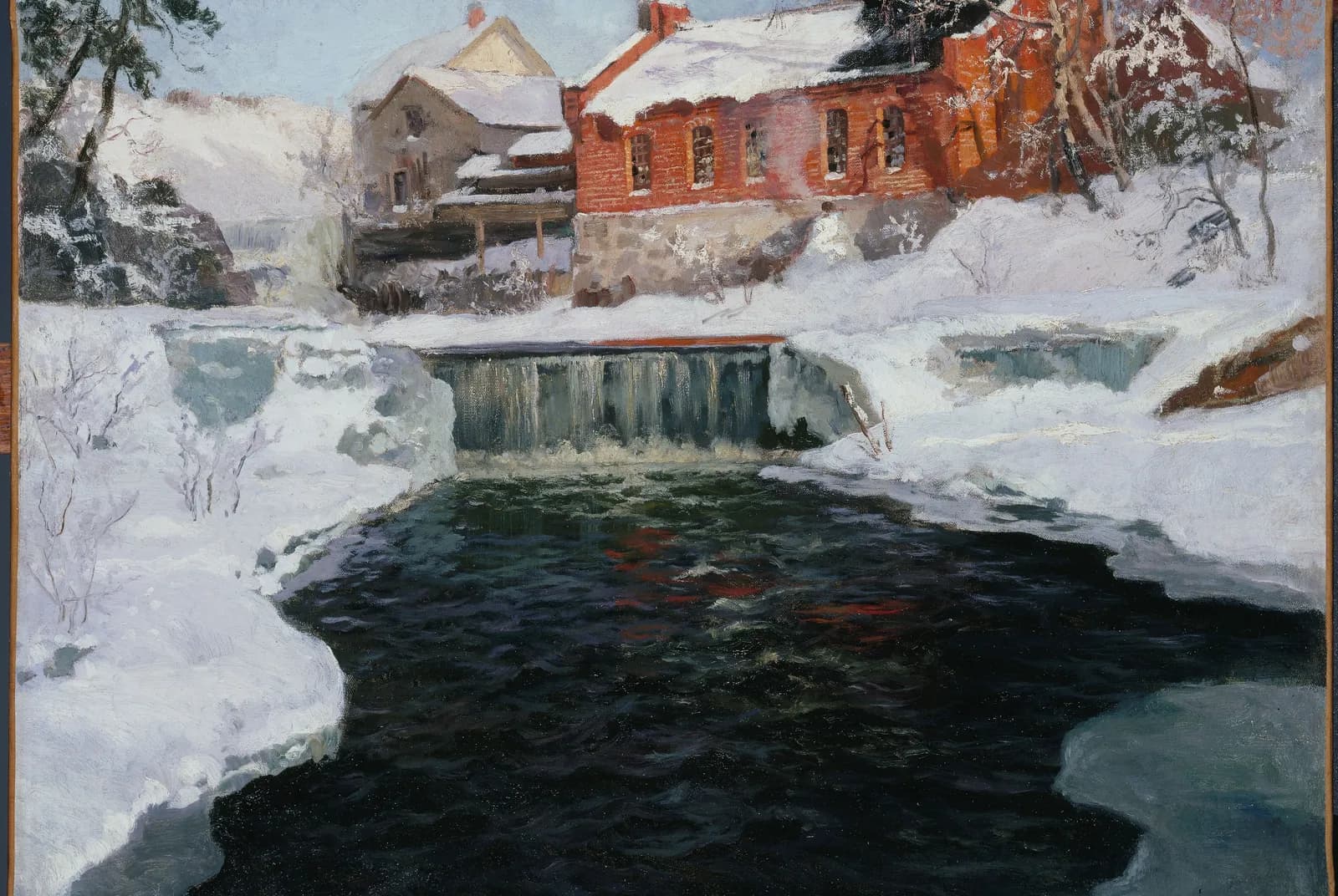 De nieuwe fabriek in Lillehammer – Frits Thaulow