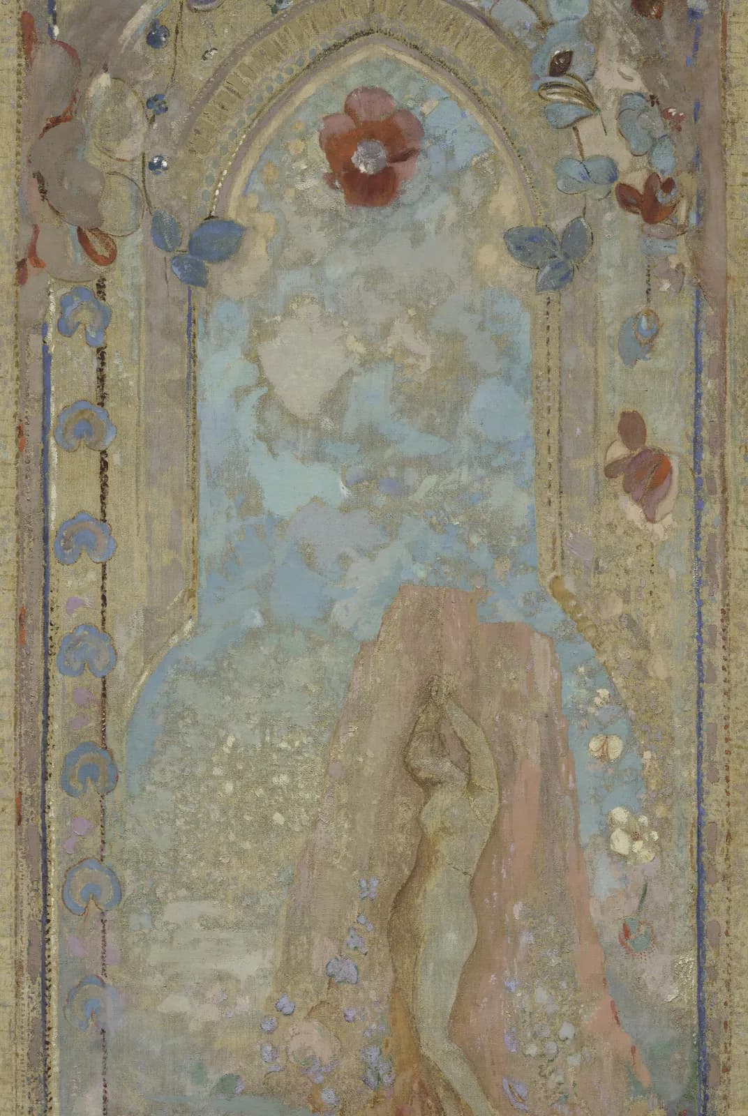 De Nymf in de Bloemenboog – Odilon Redon