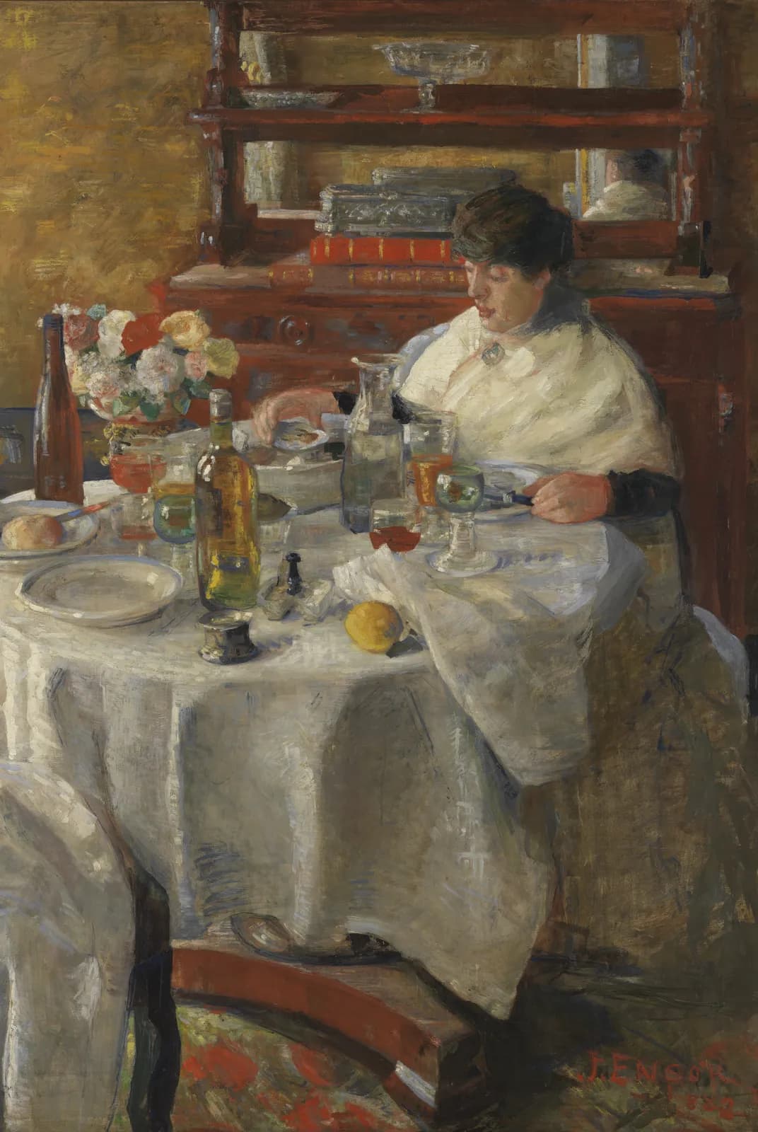 De oestereetster – James Ensor