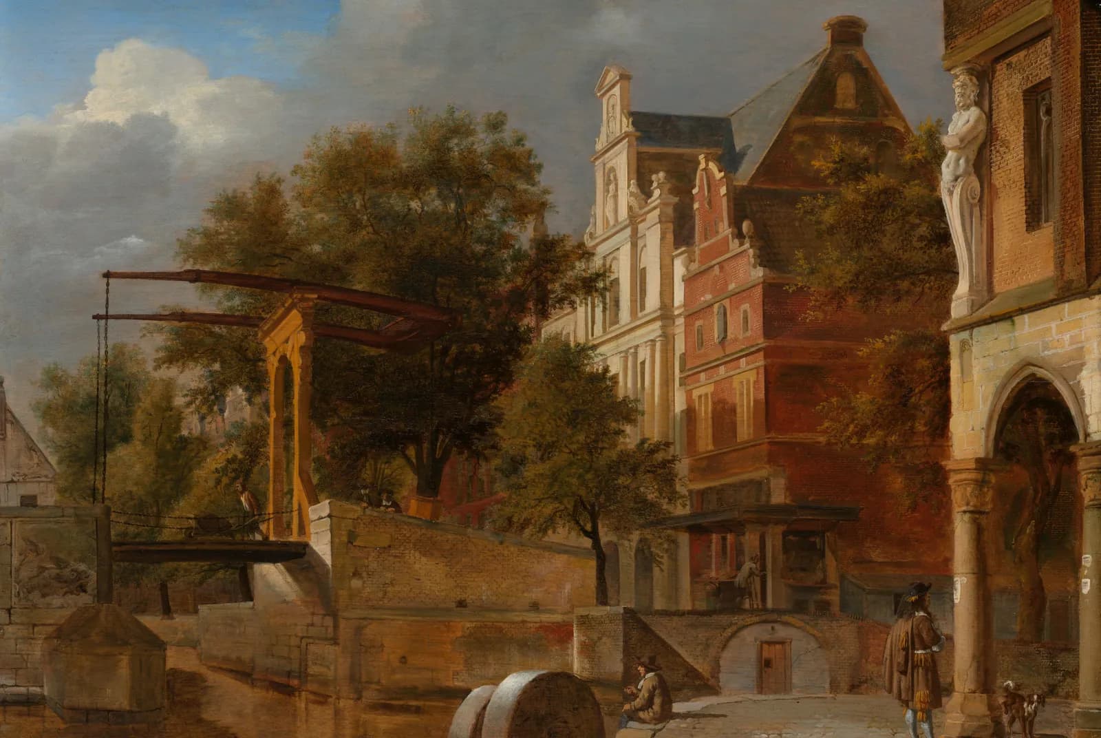 De ophaalbrug – Adriaen van de Velde