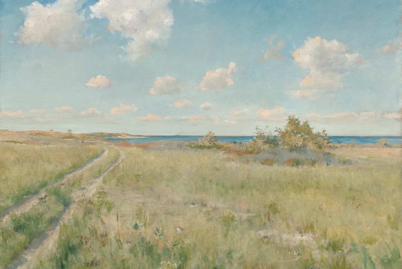 De oude weg naar zee – William Merritt Chase