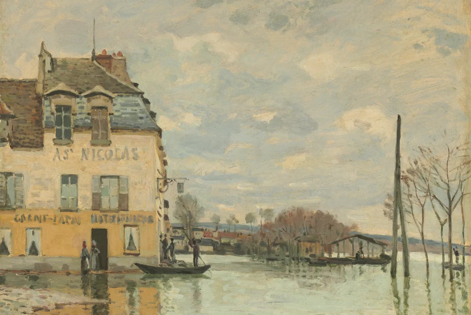 De overstroming bij Port-Marly – Alfred Sisley