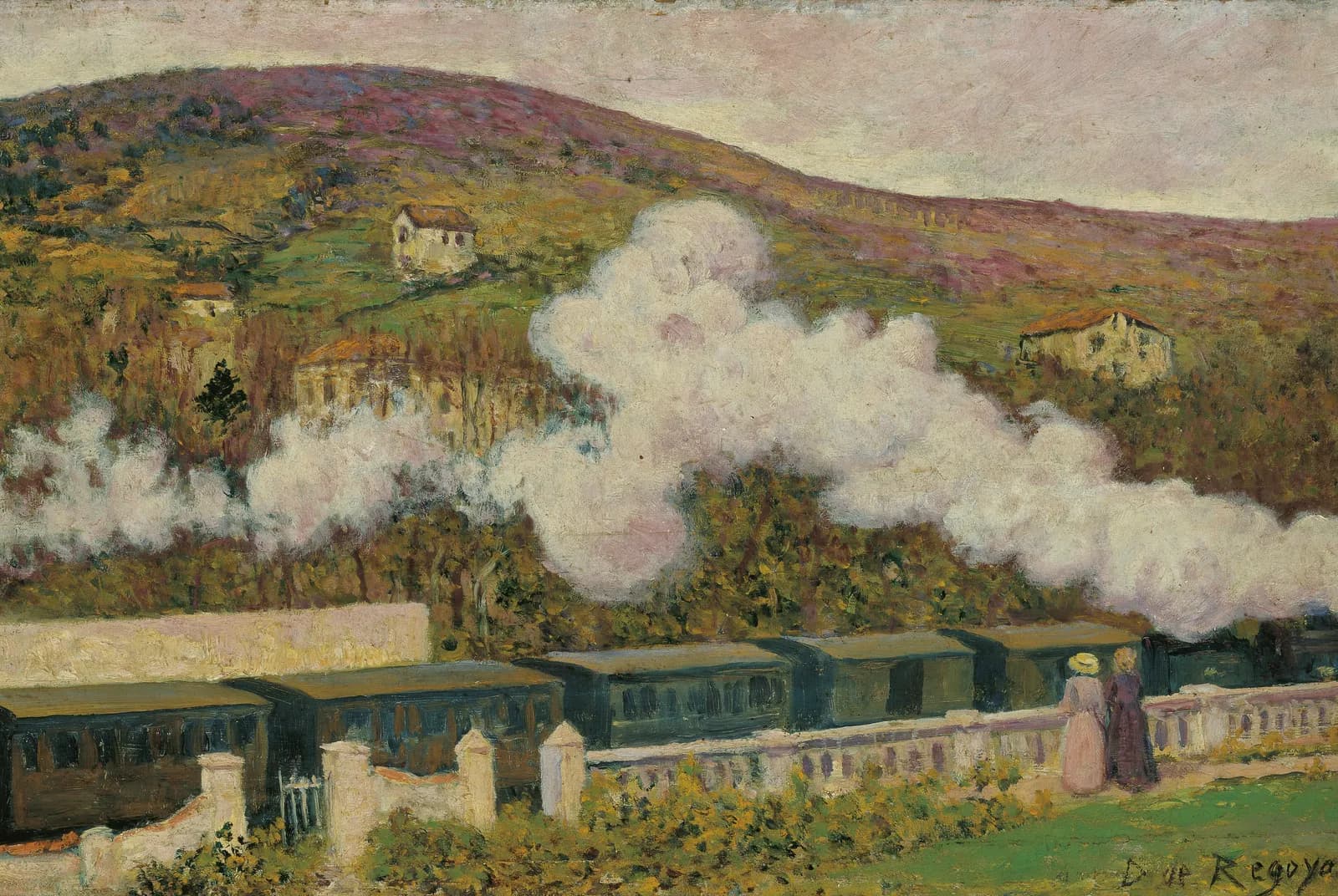 De passerende trein – Darío de Regoyos