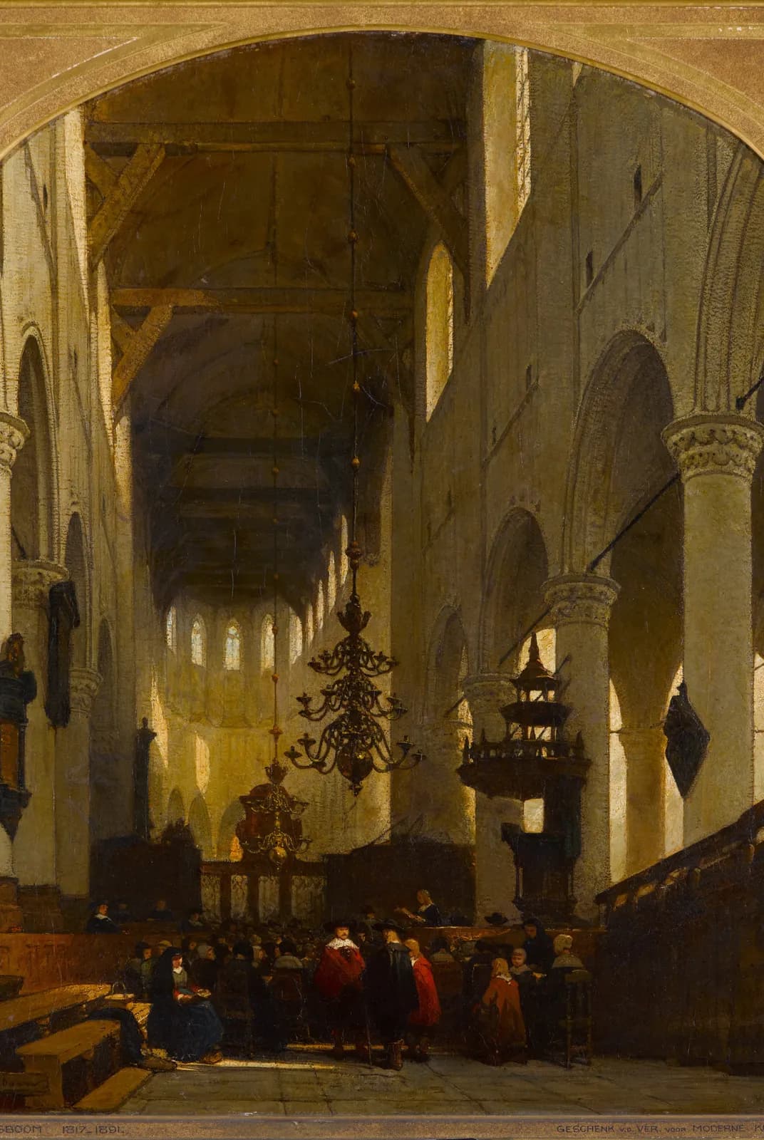 De Pieterskerk in Leiden – Johannes Bosboom