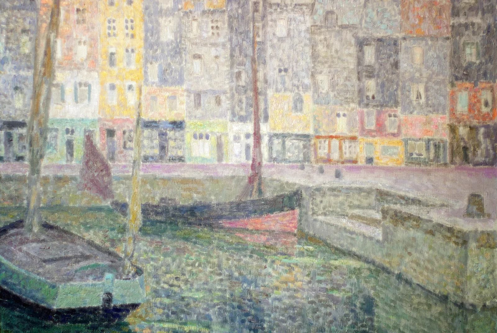 De Quai Sainte-Catherine in Honfleur – Henri Le Sidaner