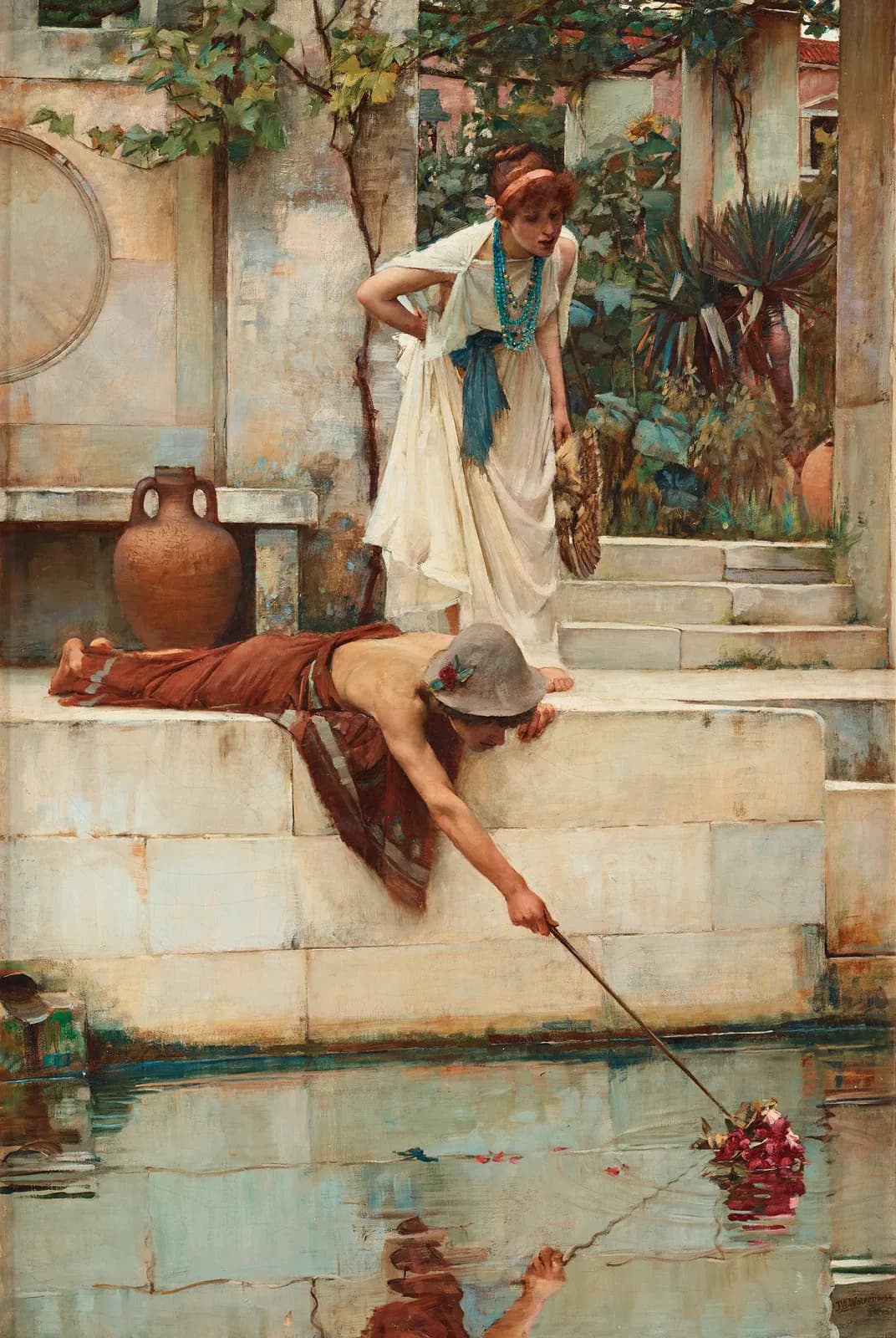De redding – John William Waterhouse