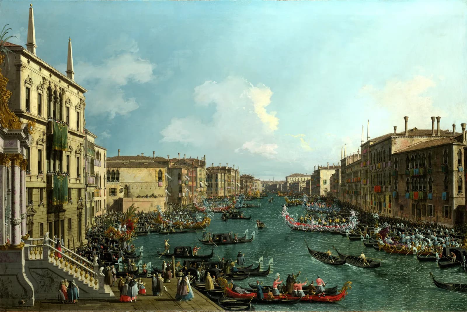 De Regatta op het Canal Grande – Canaletto