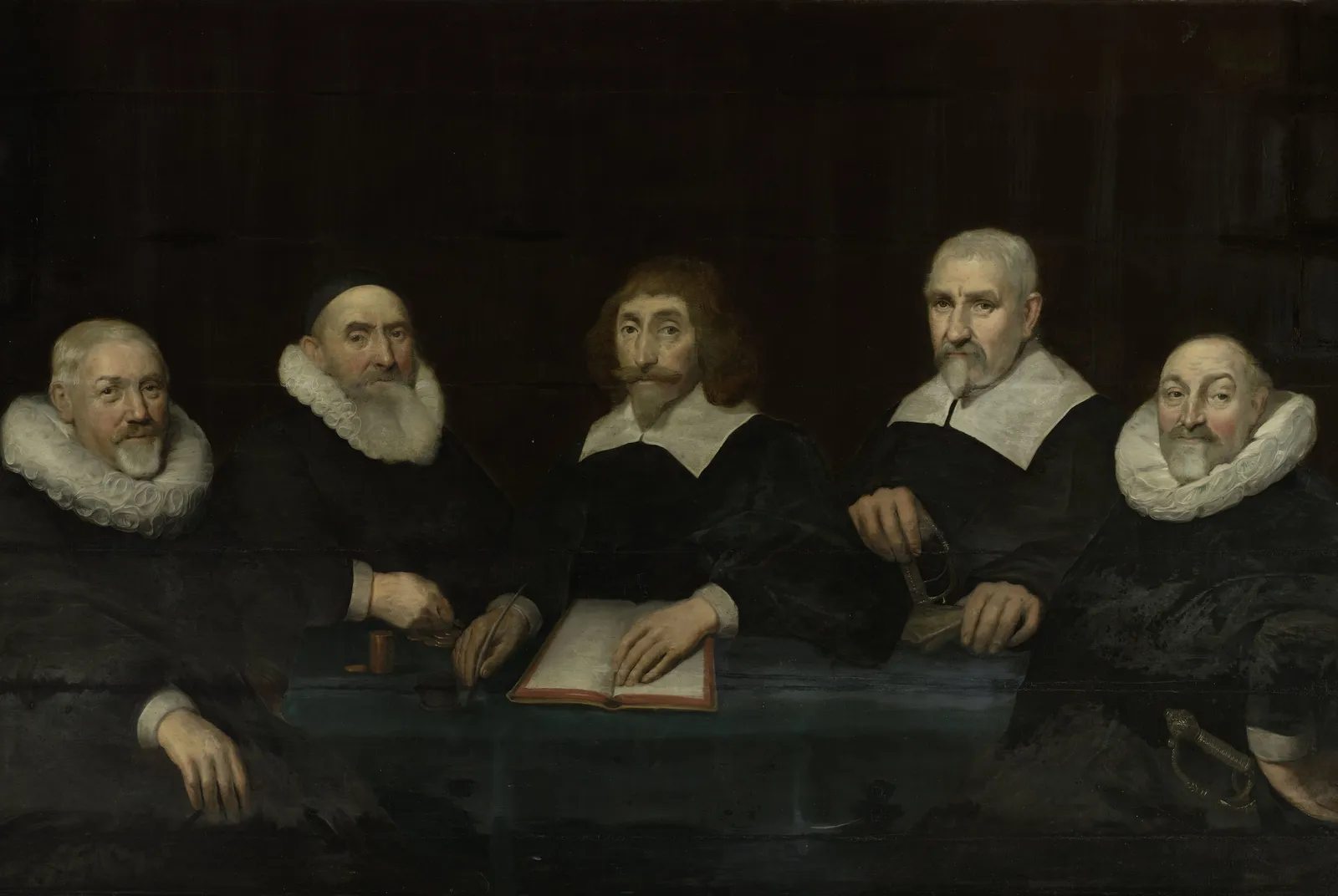 De regenten van het tuchthuis in Middelburg – Allaert van Loeninga