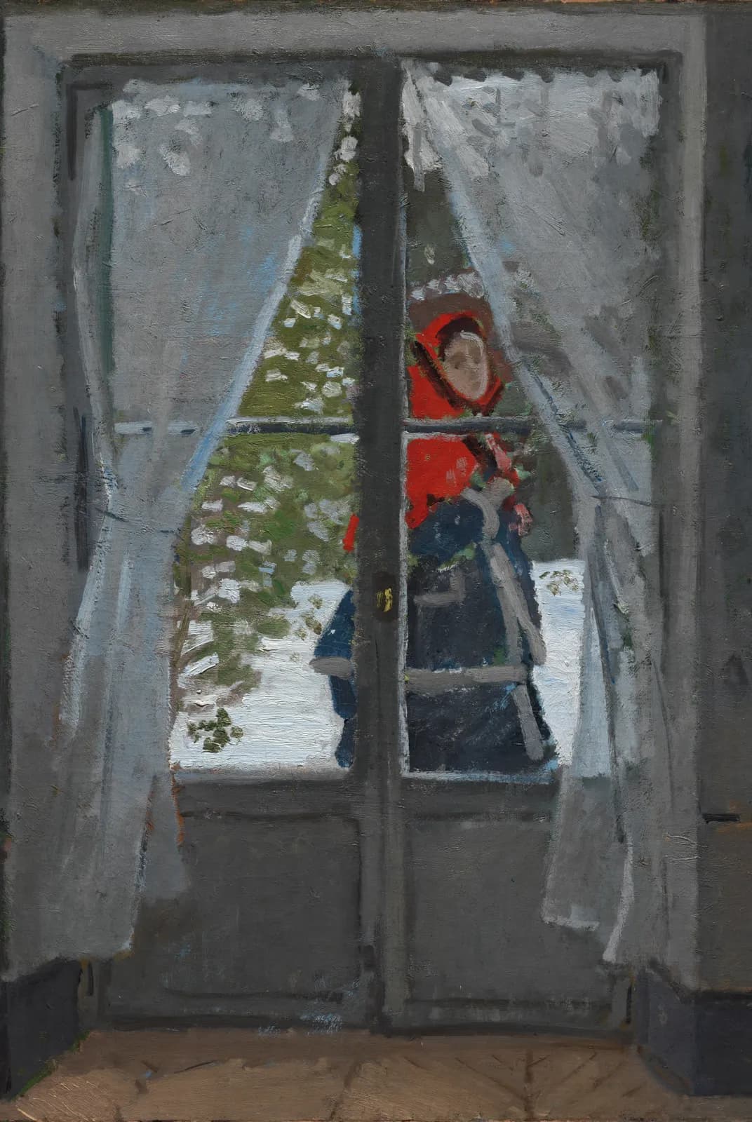 De rode hoofddoek – Claude Monet