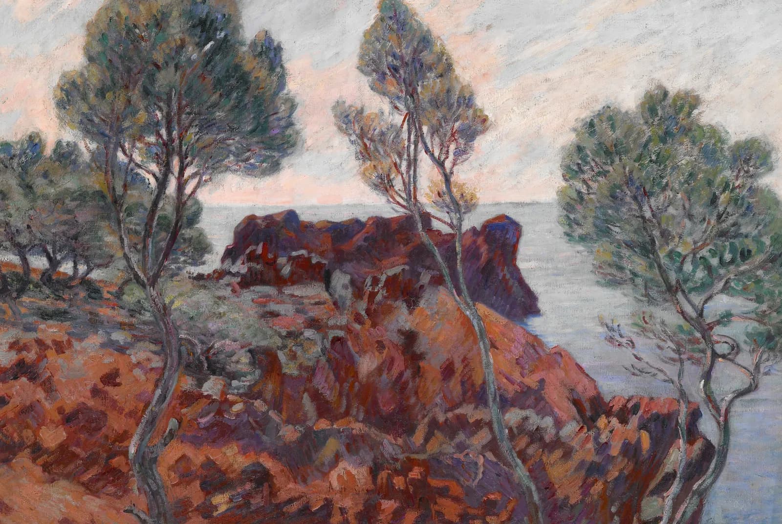 De rode rotsen van Agay – Armand Guillaumin