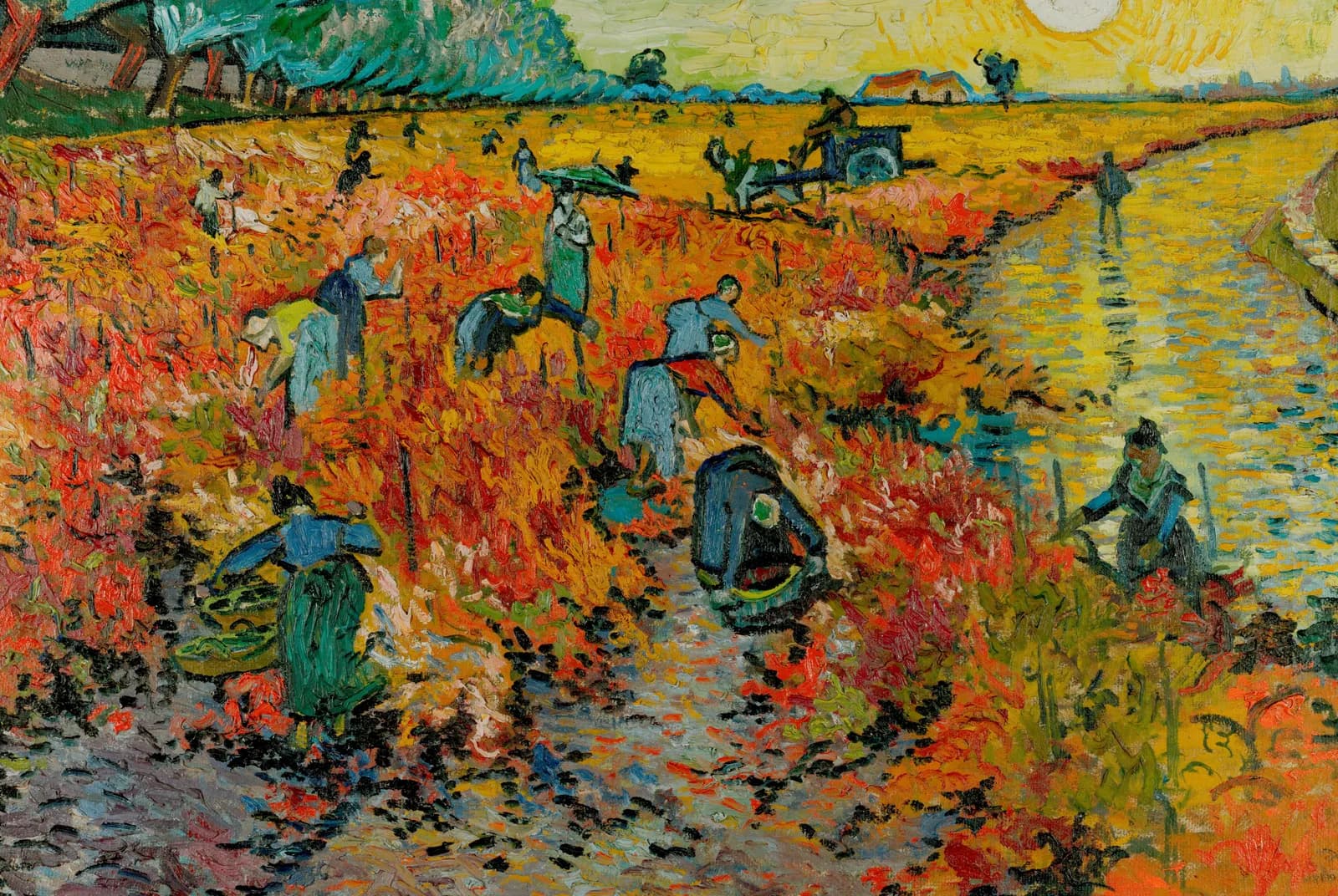 De rode wijngaard – Vincent van Gogh