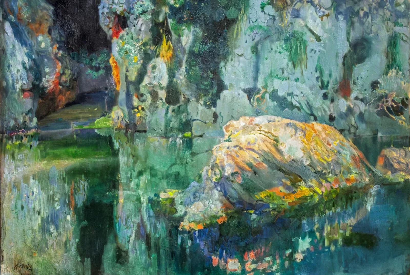 De rots in de vijver – Joaquim Mir