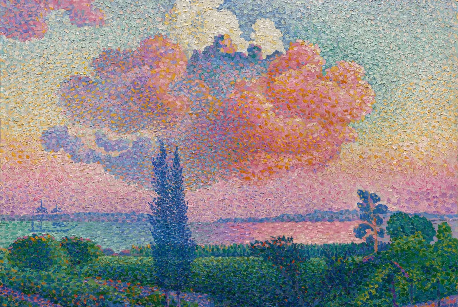 De roze wolk – Henri-Edmond Cross