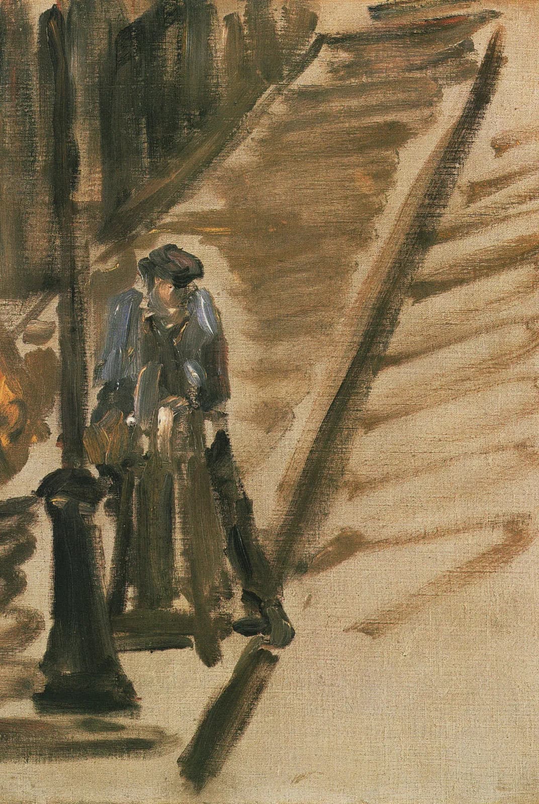 De Rue Mosnier met scharenslijper – Édouard Manet