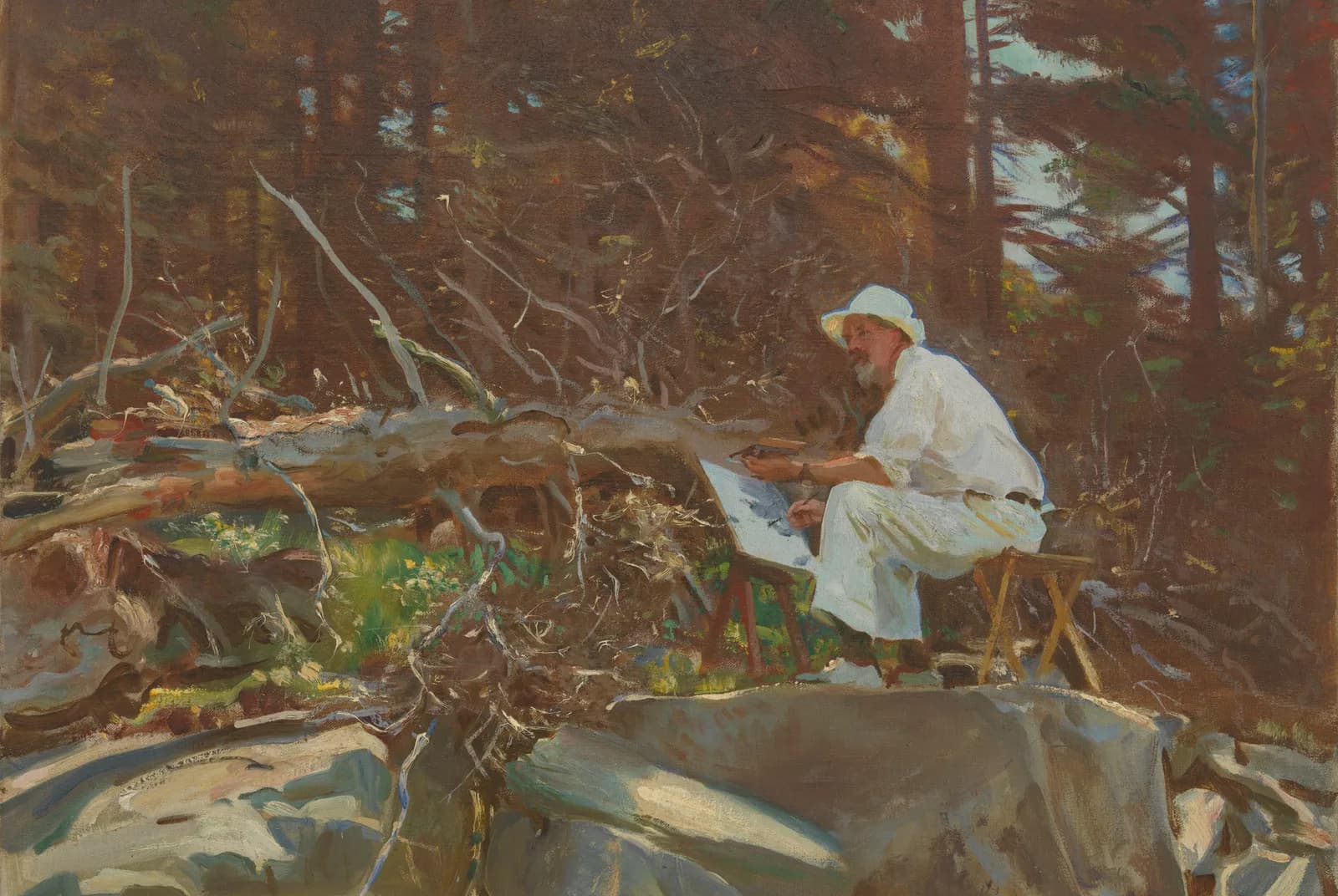 De schetsende kunstenaar – John Singer Sargent
