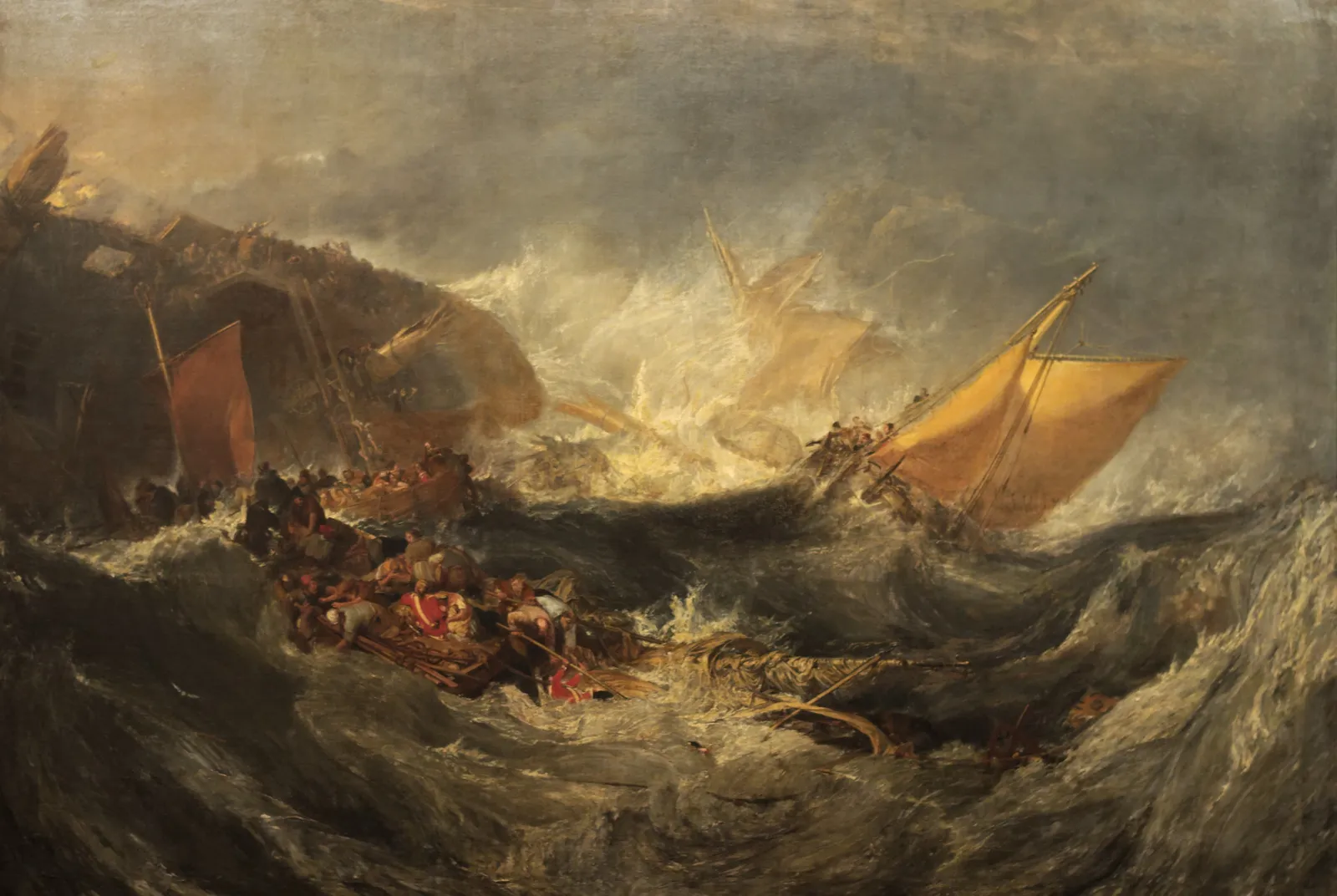 De schipbreuk van de Minotaur – J.M.W. Turner