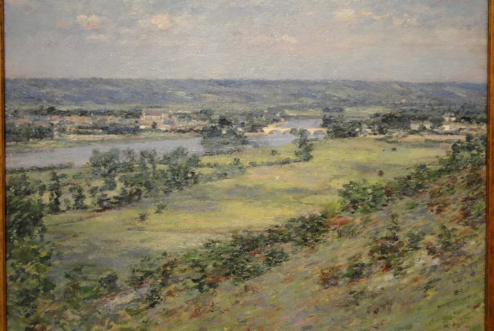 De Seinevallei, gezien vanaf de heuvels van Giverny – Theodore Robinson