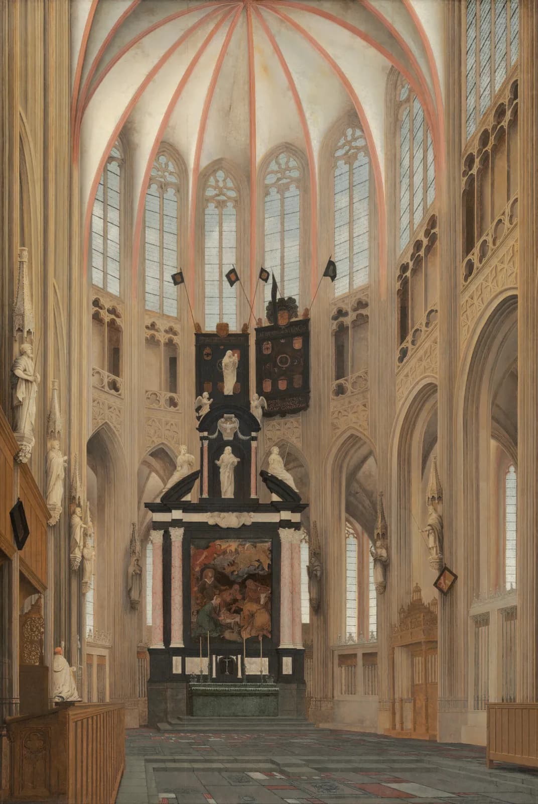 De Sint-Janskathedraal in 's-Hertogenbosch – Pieter Saenredam