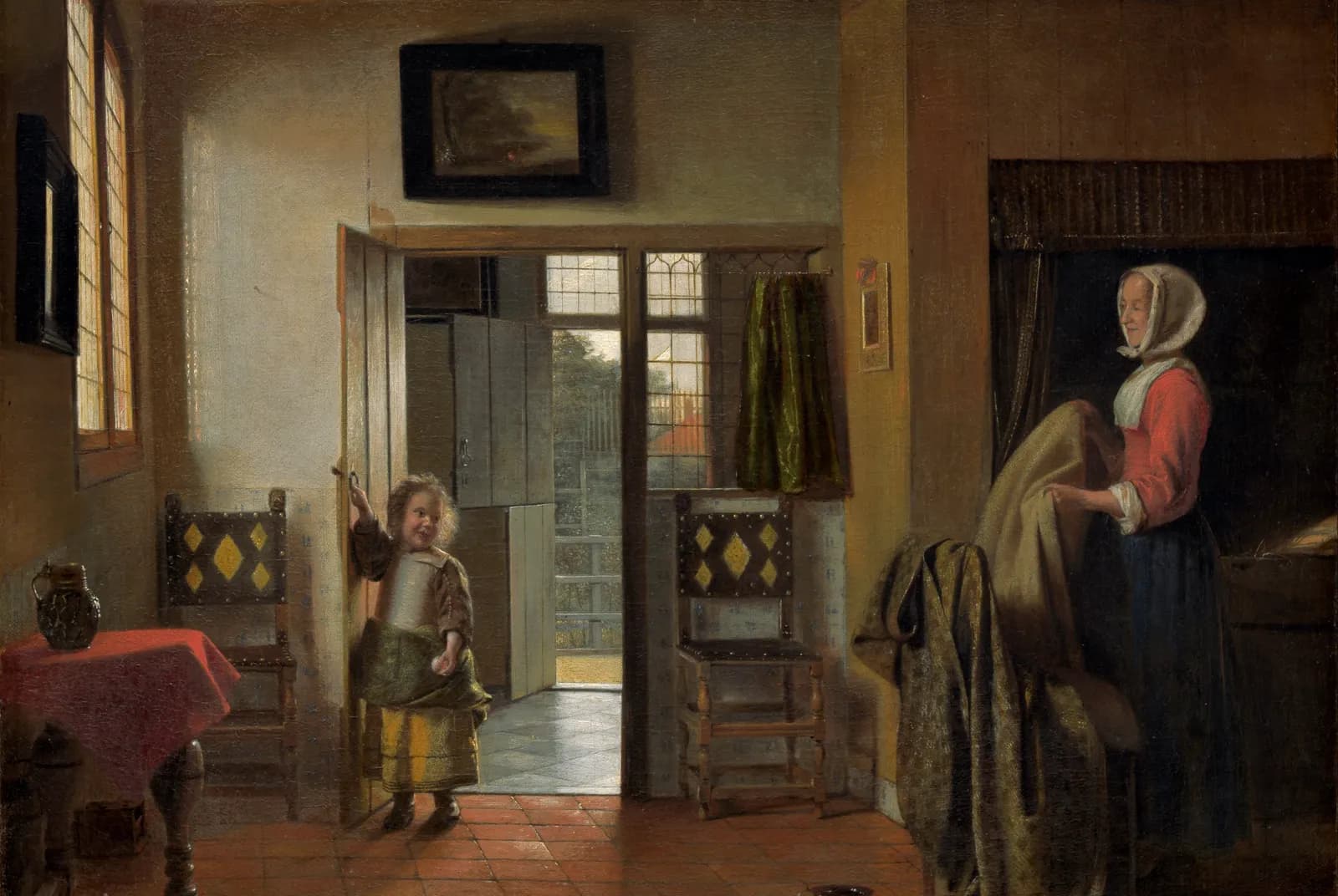 De slaapkamer – Pieter de Hooch