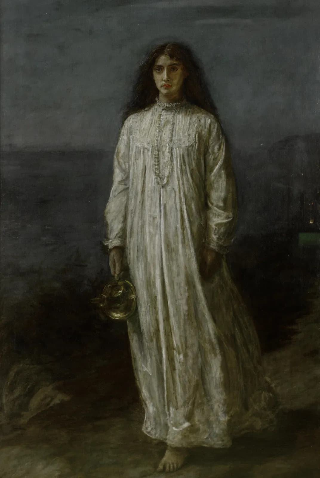 De slaapwandelaarster – John Everett Millais