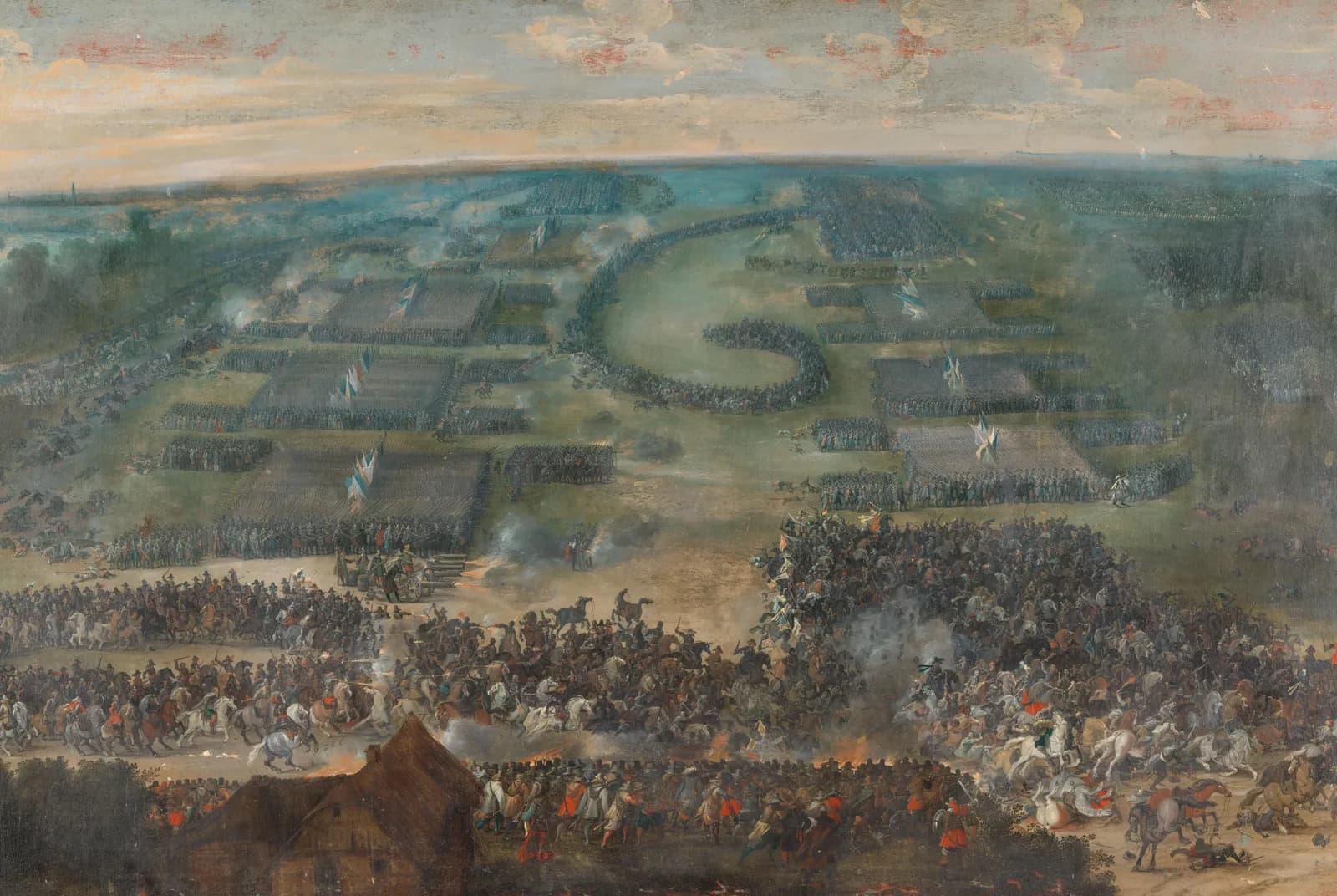 De slag bij Fleurus, 1622 – Peter Snayers