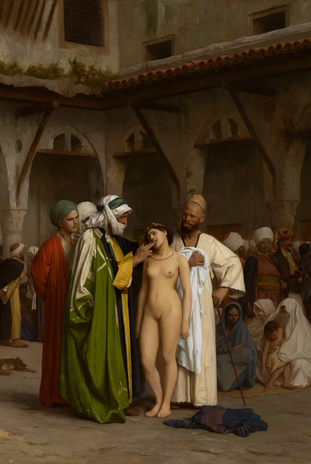 De slavenmarkt – Jean-Léon Gérôme