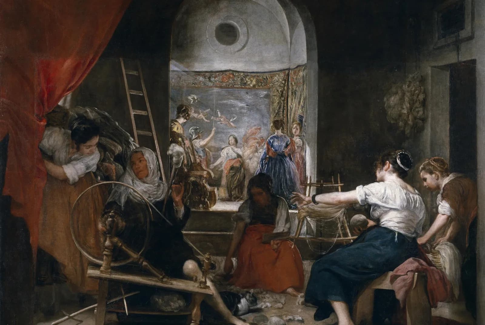 De Spinsters (Fabel van Arachne) – Diego Velázquez