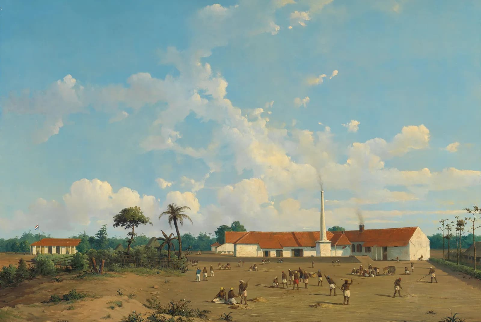 De suikerfabriek Kemanglen bij Tegal op Java – Abraham Salm
