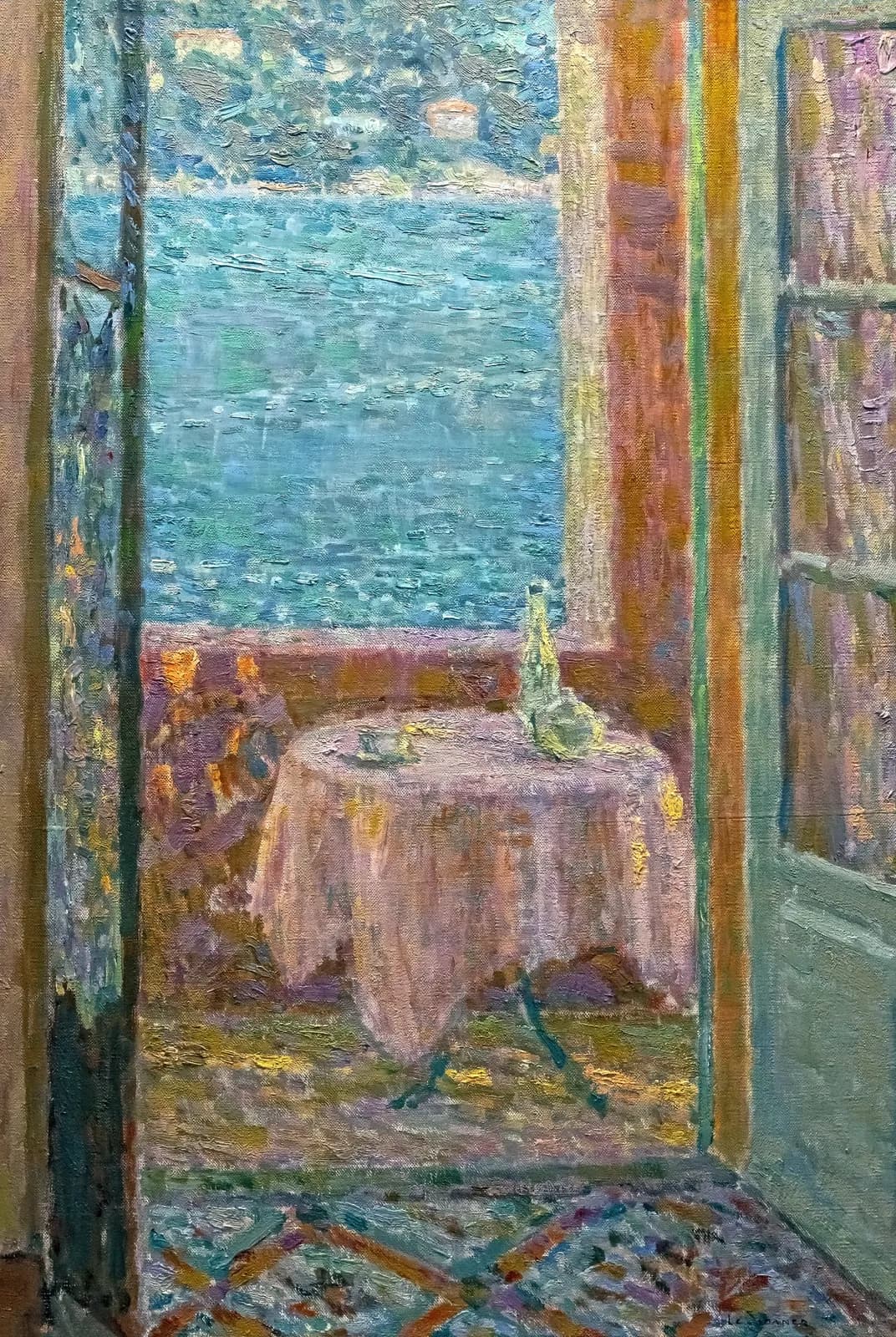 De tafel aan zee, Villefranche-sur-Mer – Henri Le Sidaner