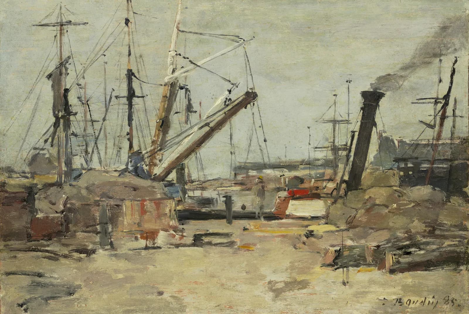De trawlers – Eugène Boudin