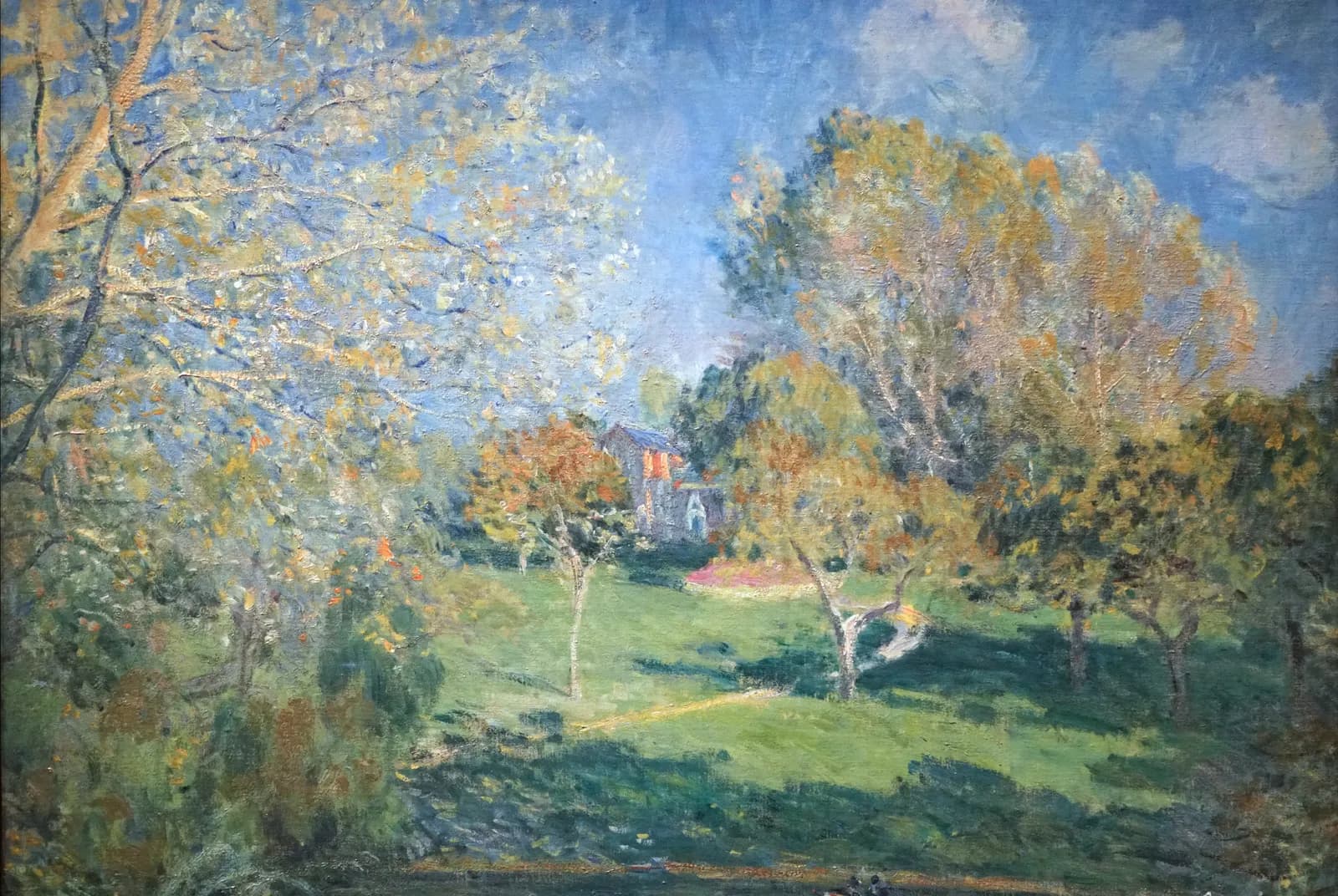 De tuin van Hoschedé bij Montgeron – Alfred Sisley
