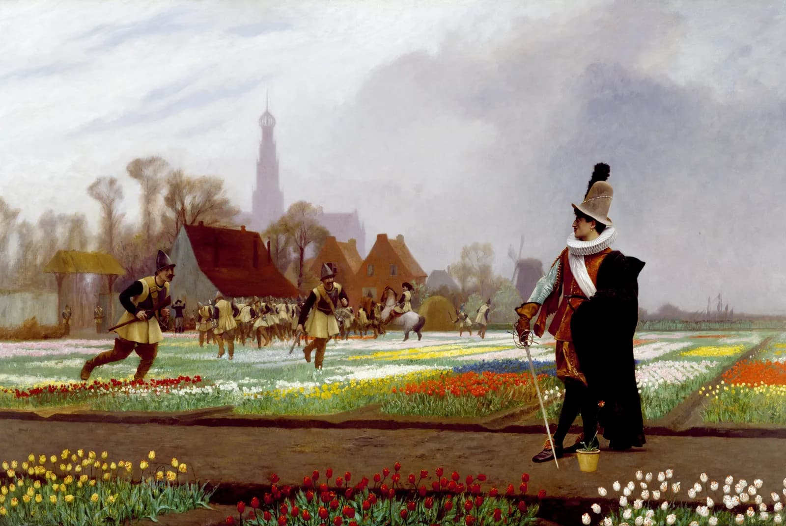 De tulpengekte – Jean-Léon Gérôme