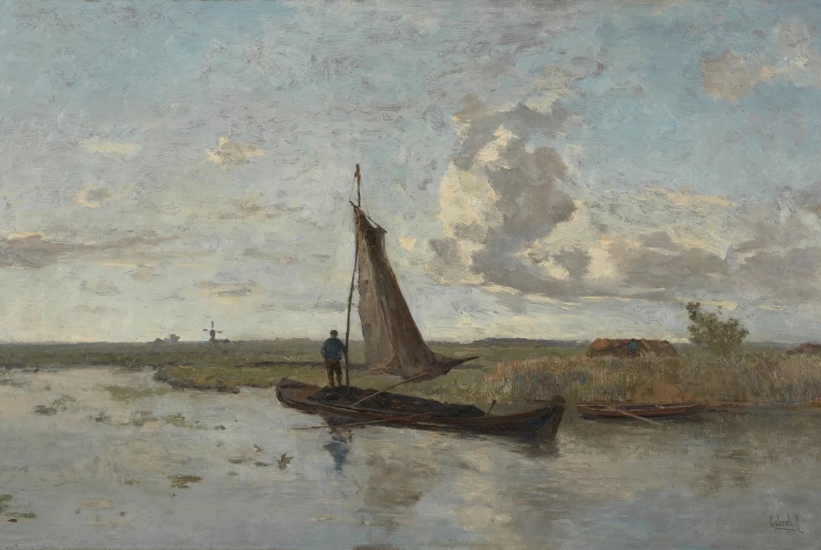 De turfschuit – Paul Joseph Constantin Gabriël
