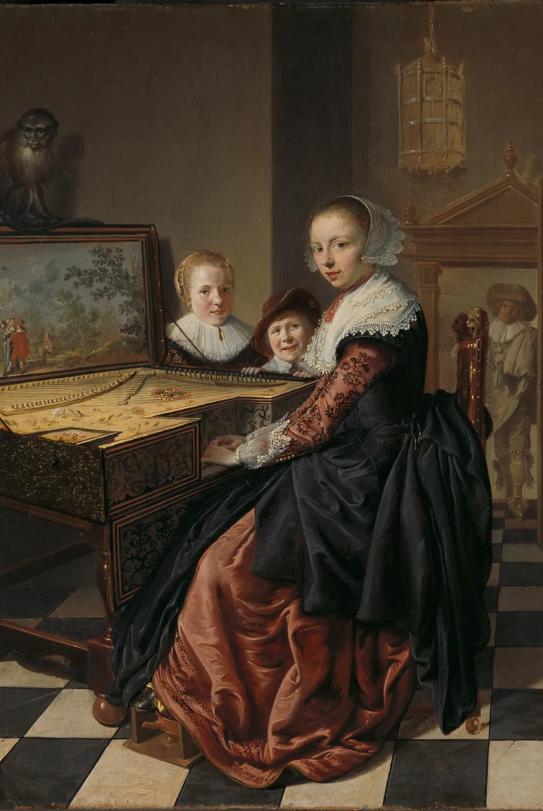 De virginaalspeelster – Dirck Hals