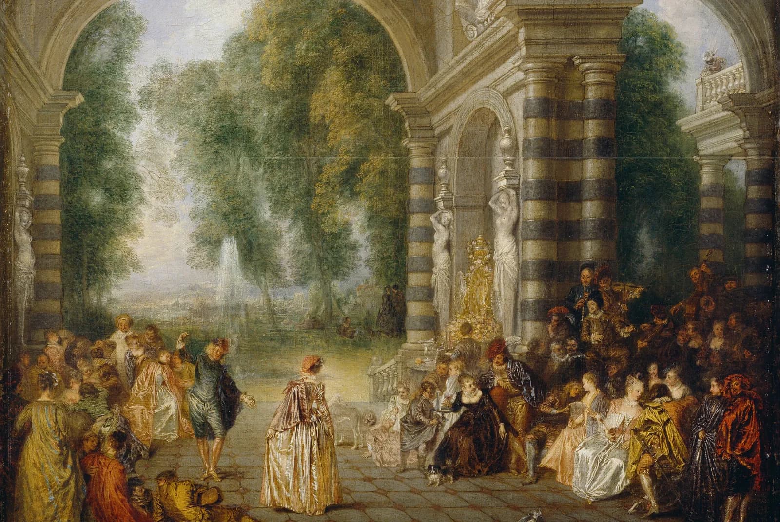 De vreugden van het bal – Jean-Antoine Watteau