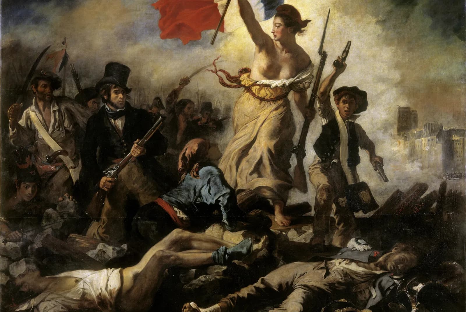 De vrijheid leidt het volk – Eugène Delacroix