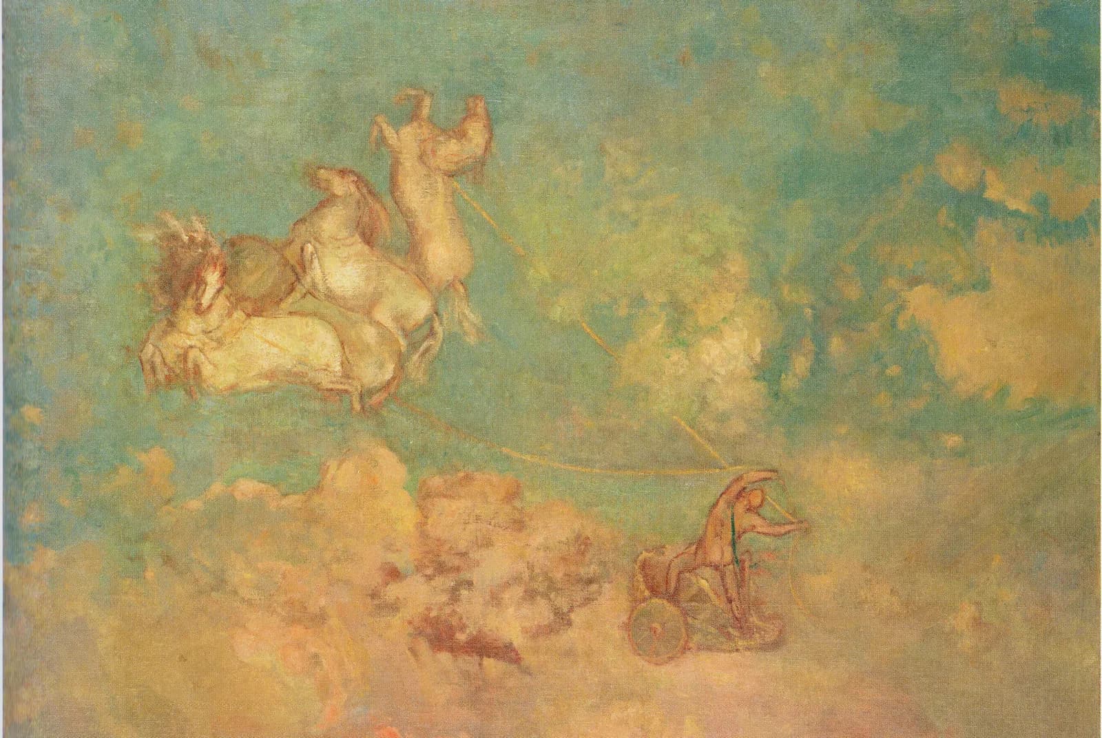 De wagen van Apollo – Odilon Redon