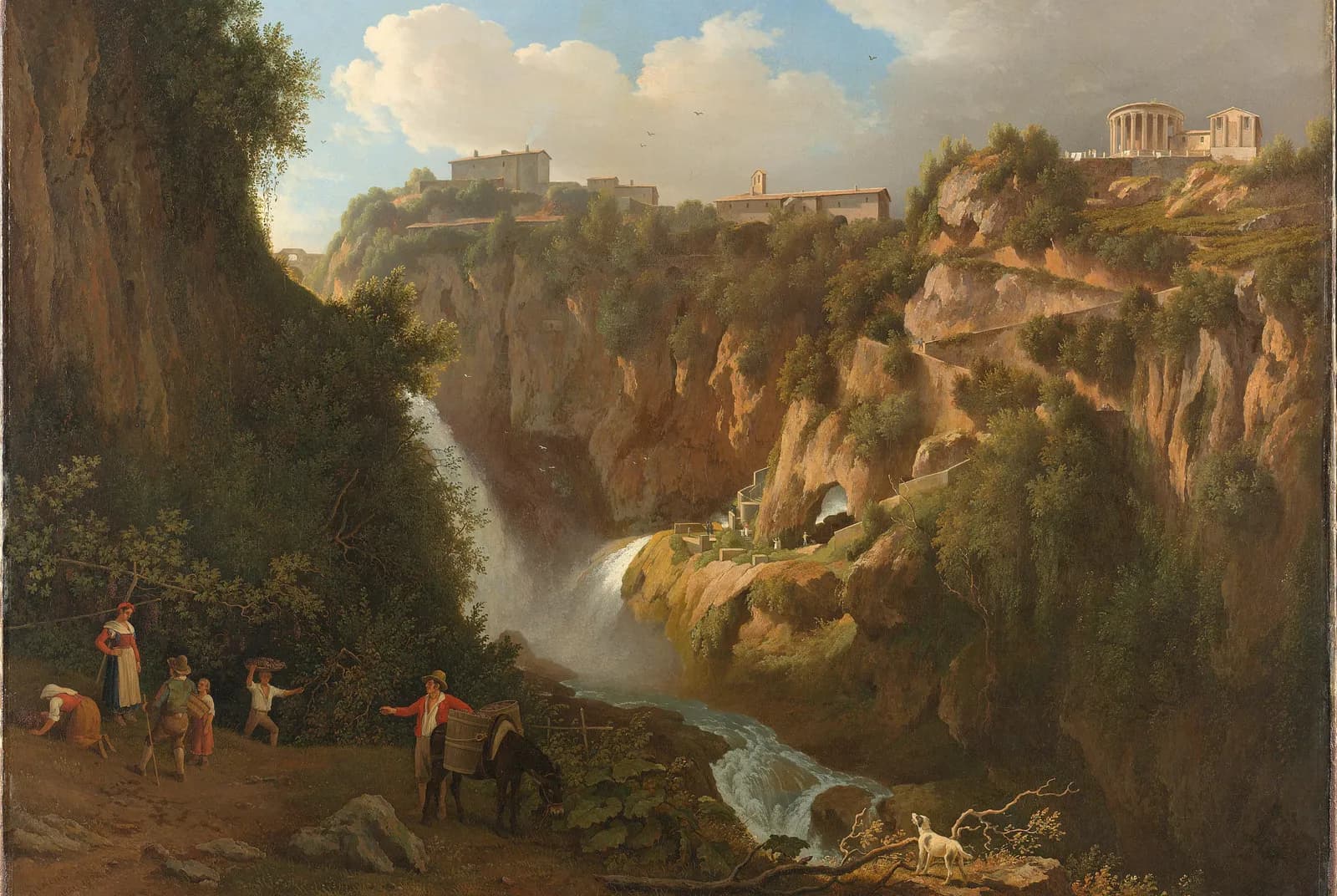 De waterval bij Tivoli – Abraham Teerlink